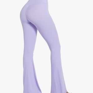Women's Lavender Flared Pants